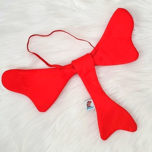 Spirit Halloween Officially Licensed Dr. Seuss Cat in the Hat Red Bowtie 13" - Picture 10 of 10